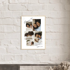 Affiche personnalisée - Pêle-mêle Maman - Créations d'Agathe