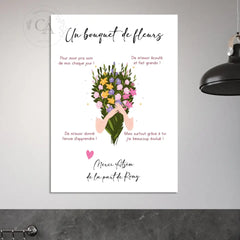 Affiche personnalisée pour Atsem - Maîtresse - Nounou - Créations d'Agathe