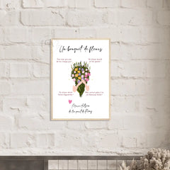 Affiche personnalisée pour Atsem - Maîtresse - Nounou - Créations d'Agathe