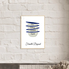 Affiche bols bretons personnalisés - Créations d'Agathe