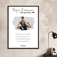 Affiche pour Papa ou Maman | Cadeau personnalisable - Créations d'Agathe