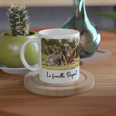 Tasse magique personnalisée famille + photo - Créations d'Agathe