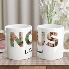 Tasse personnalisée avec le mot "Nous" - Créations d'Agathe