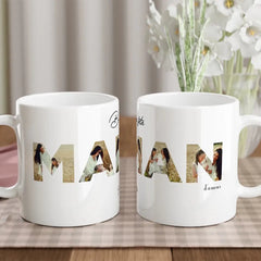 Tasse magique personnalisée avec le mot Maman - Créations d'Agathe