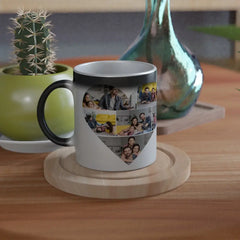 Tasse magique personnalisée collage photo - Créations d'Agathe