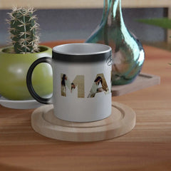 Tasse magique personnalisée avec le mot Maman - Créations d'Agathe