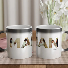 Tasse magique personnalisée avec le mot Maman - Créations d'Agathe