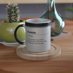 Tasse magique personnalisée définition Maman - Créations d'Agathe