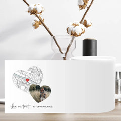 Tasse magique personnalisé "Là où tout a commencé" avec photo - Créations d'Agathe