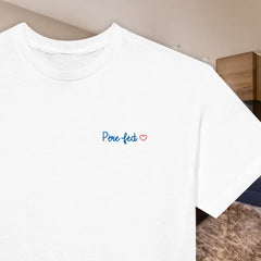 T-shirt homme personnalisé brodé "Père-fect" - Créations d'Agathe