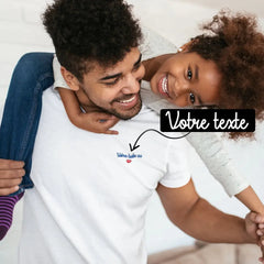 T-shirt homme personnalisé brodé - Créations d'Agathe