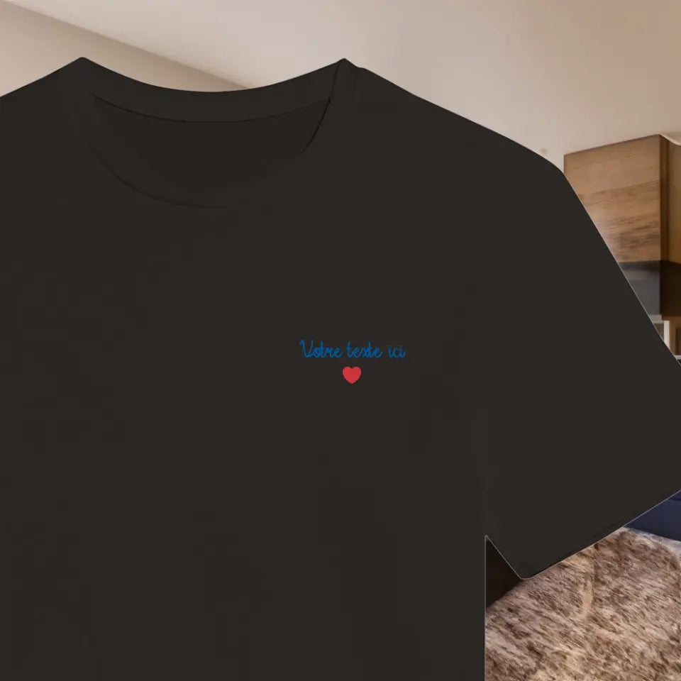 T-shirt femme personnalisé brodé - Créations d'Agathe