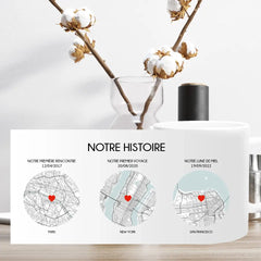 Tasse magique personnalisée Notre Histoire - Créations d'Agathe