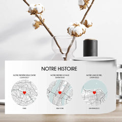 Tasse magique personnalisée Notre Histoire - Créations d'Agathe