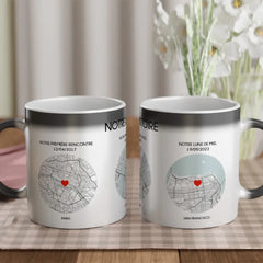 Tasse magique personnalisée Notre Histoire - Créations d'Agathe