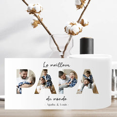 Tasse magique "Le meilleur Papa du monde" - Créations d'Agathe