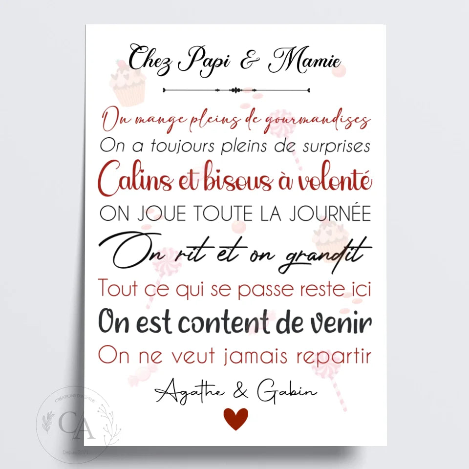 Cadre Photo Aimanté "Papy" - Acrylique 20x25 Cm - Pour Photo 10x15 Cm - Avec Pieds Et Anneau - Cadeau Personnalisé Naissance, Noël, Fête Des Grands-pères