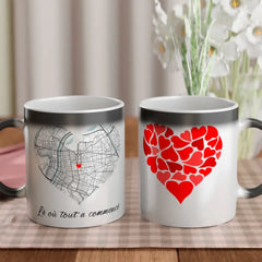 Tasse magique personnalisé - Là où tout a commencé - Créations d'Agathe
