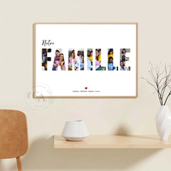 Affiche personnalisée "Famille" - Cadeau personnalisable - Créations d'Agathe