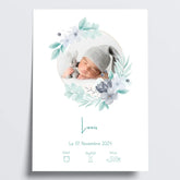 Affiche personnalisée de naissance garçon