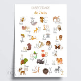 Affiche personnalisée pour enfant "Mon Abécédaire" - Créations d'Agathe
