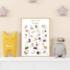 Affiche personnalisée pour enfant "Mon Abécédaire" - Créations d'Agathe
