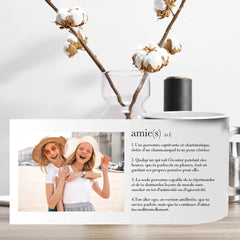 Tasse personnalisée photo - Citation meilleure amie