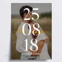 Affiche personnalisée - Amour et photo