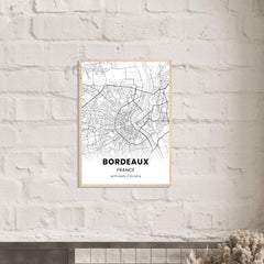 Affiche personnalisée Ville de France