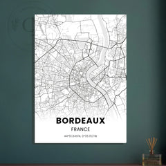 Affiche personnalisée Ville de France