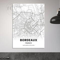 Affiche personnalisée Ville de France