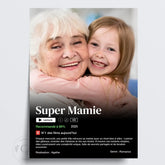 Affiche film Netflix Super Mamie personnalisée
