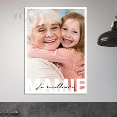Affiche personnalisée "La meilleure Mamie"