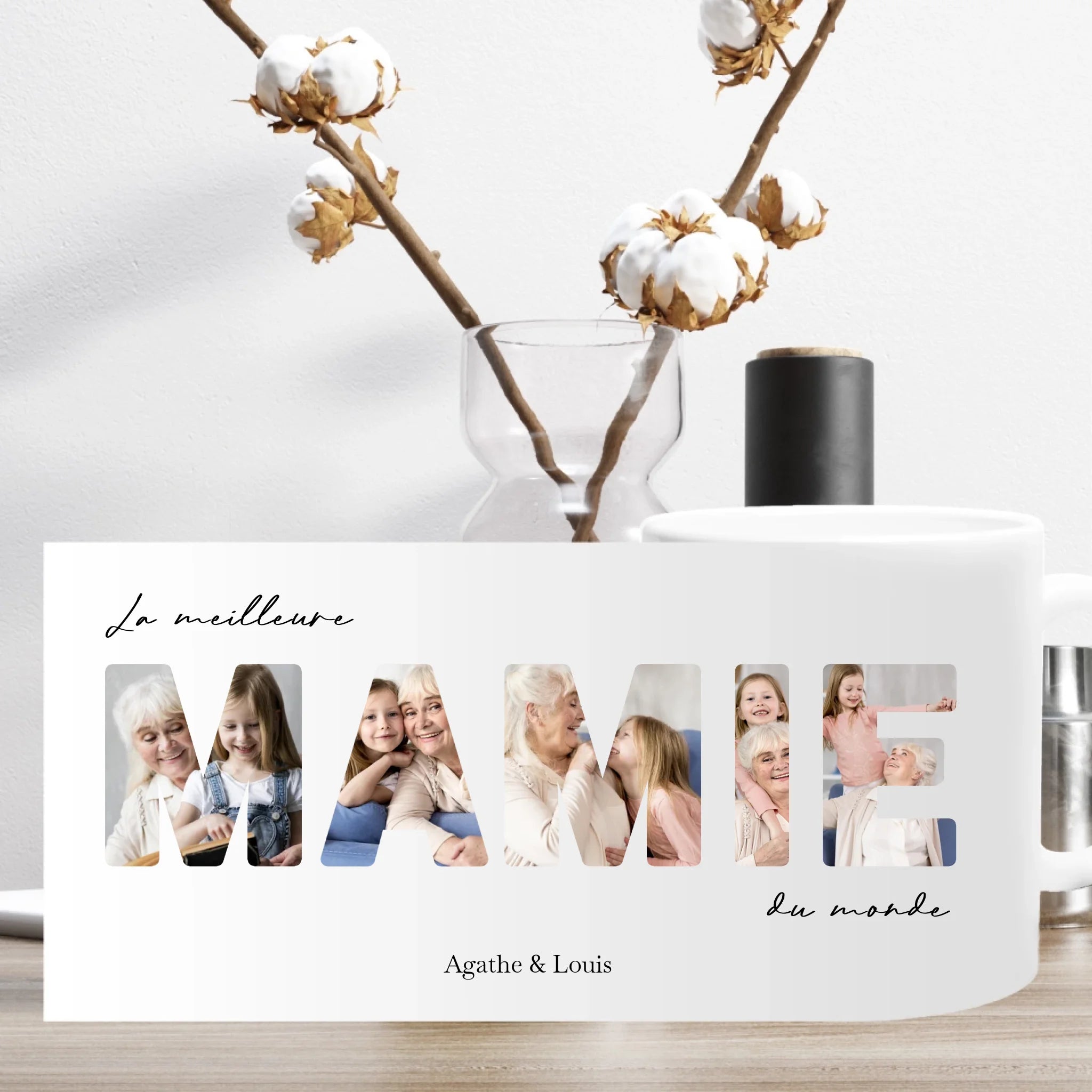 Tasse personnalisée "La meilleure Mamie du monde" - Créations d'Agathe