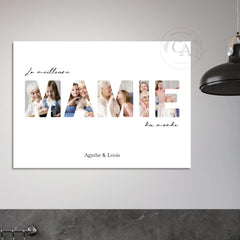 Affiche personnalisée "La meilleure Mamie du monde"