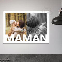Affiche personnalisée "Maman, Je t'aime"