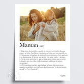Affiche définition du mot "Maman"