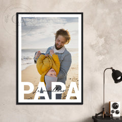 Poster personnalisé “Le meilleur Papa”