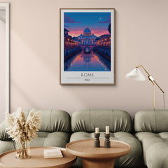 Affiche décorative Rome la nuit - Créations d'Agathe