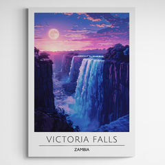 Affiche décorative Victoria Falls la nuit - Créations d'Agathe