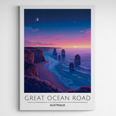 Affiche décorative Great Ocean Road la nuit - Créations d'Agathe