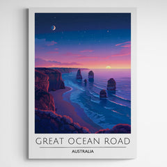 Affiche décorative Great Ocean Road la nuit