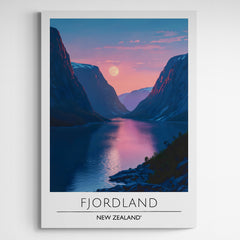 Affiche décorative Fjordland la nuit - Créations d'Agathe