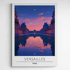 Affiche décorative Versailles la nuit