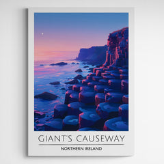 Affiche décorative Giant's Causeway la nuit - Créations d'Agathe