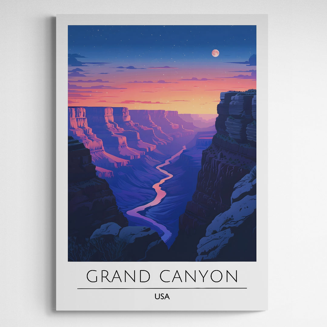 Affiche décorative Grand Canyon la nuit - Créations d'Agathe