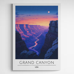 Affiche décorative Grand Canyon la nuit - Créations d'Agathe