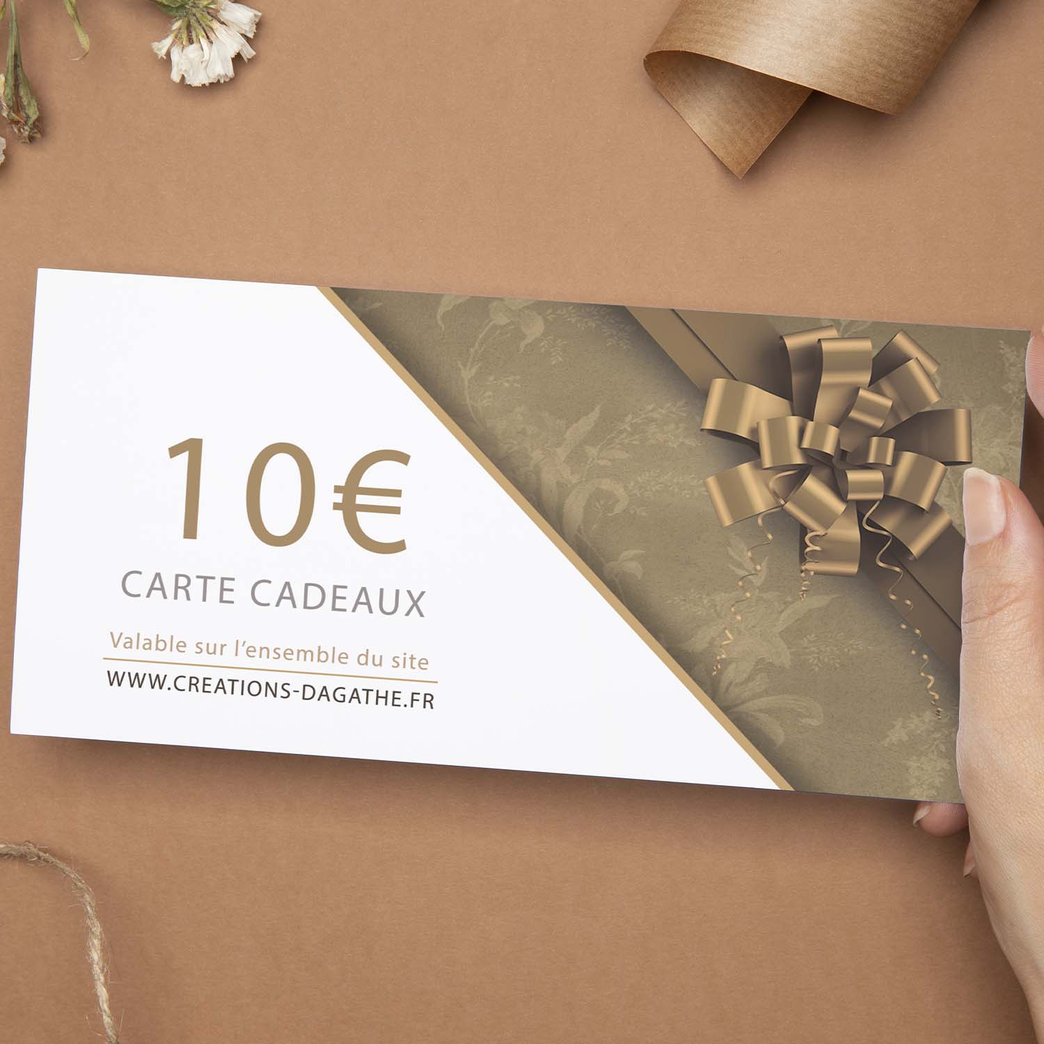 La Carte Cadeau - Créations d'Agathe