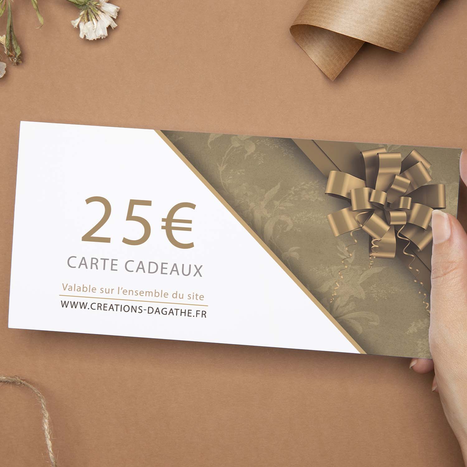 La Carte Cadeau - Créations d'Agathe