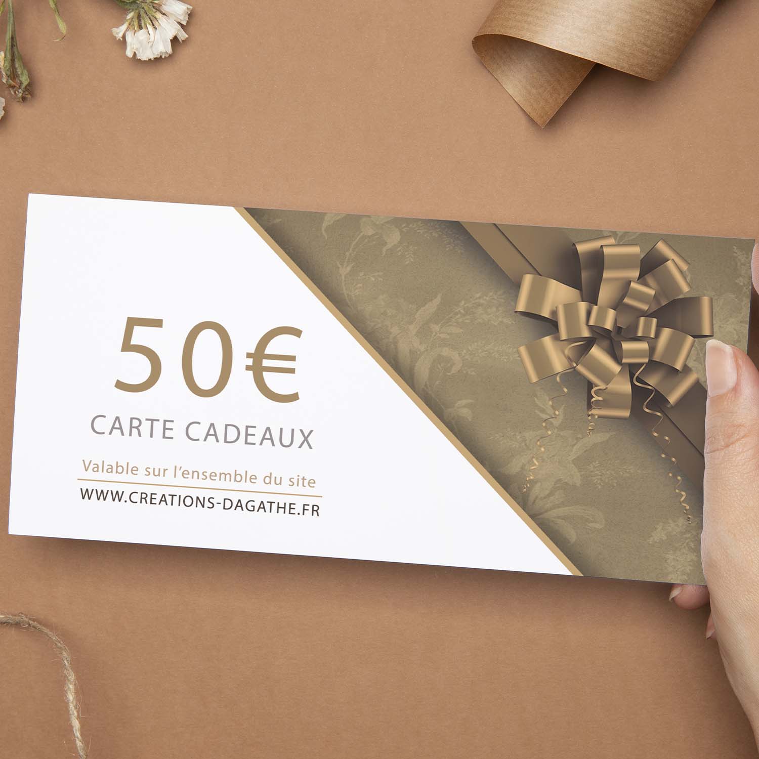 La Carte Cadeau - Créations d'Agathe